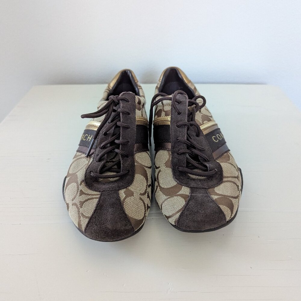 Coach Jayme Signature Logo Sneakers, 5.5 - Picture 3 of 5